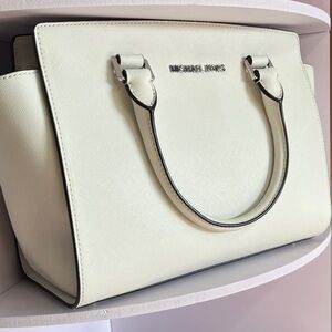 Michael Kors Ivory Satchel